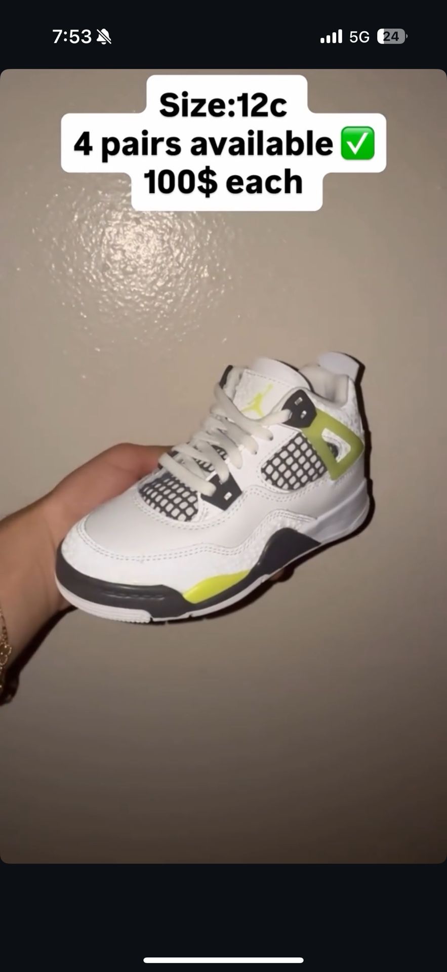 Jordan 4 Lemon Twist