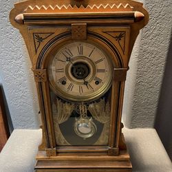 Antique Clock Wm. L Gilbert Clock Co. “Ersa”