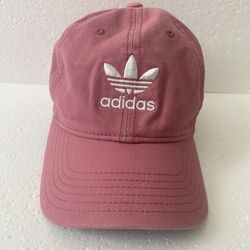 Adidas Pink Club Cap Hat Back Embroidered Logo Adjustable Women’s One Size