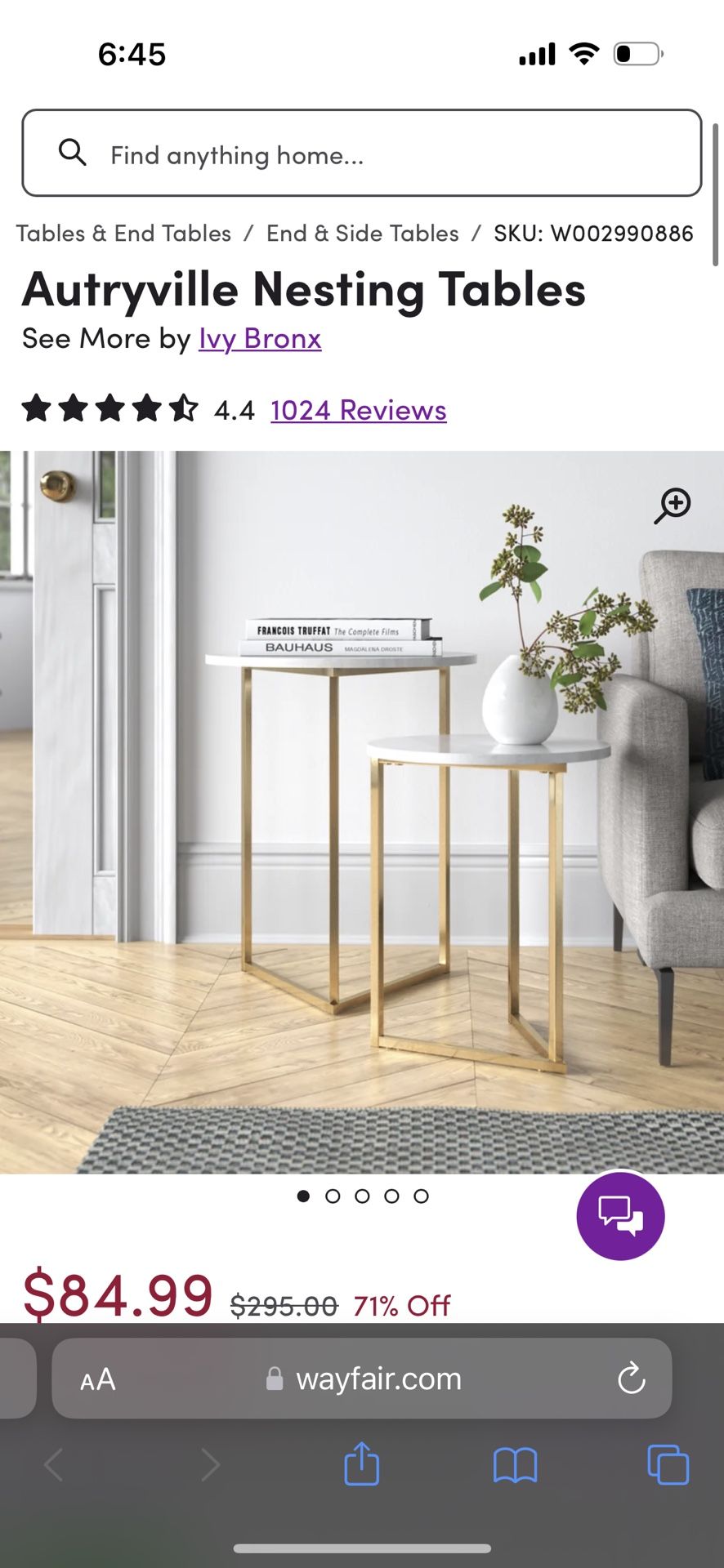 Autryville Nesting Tables