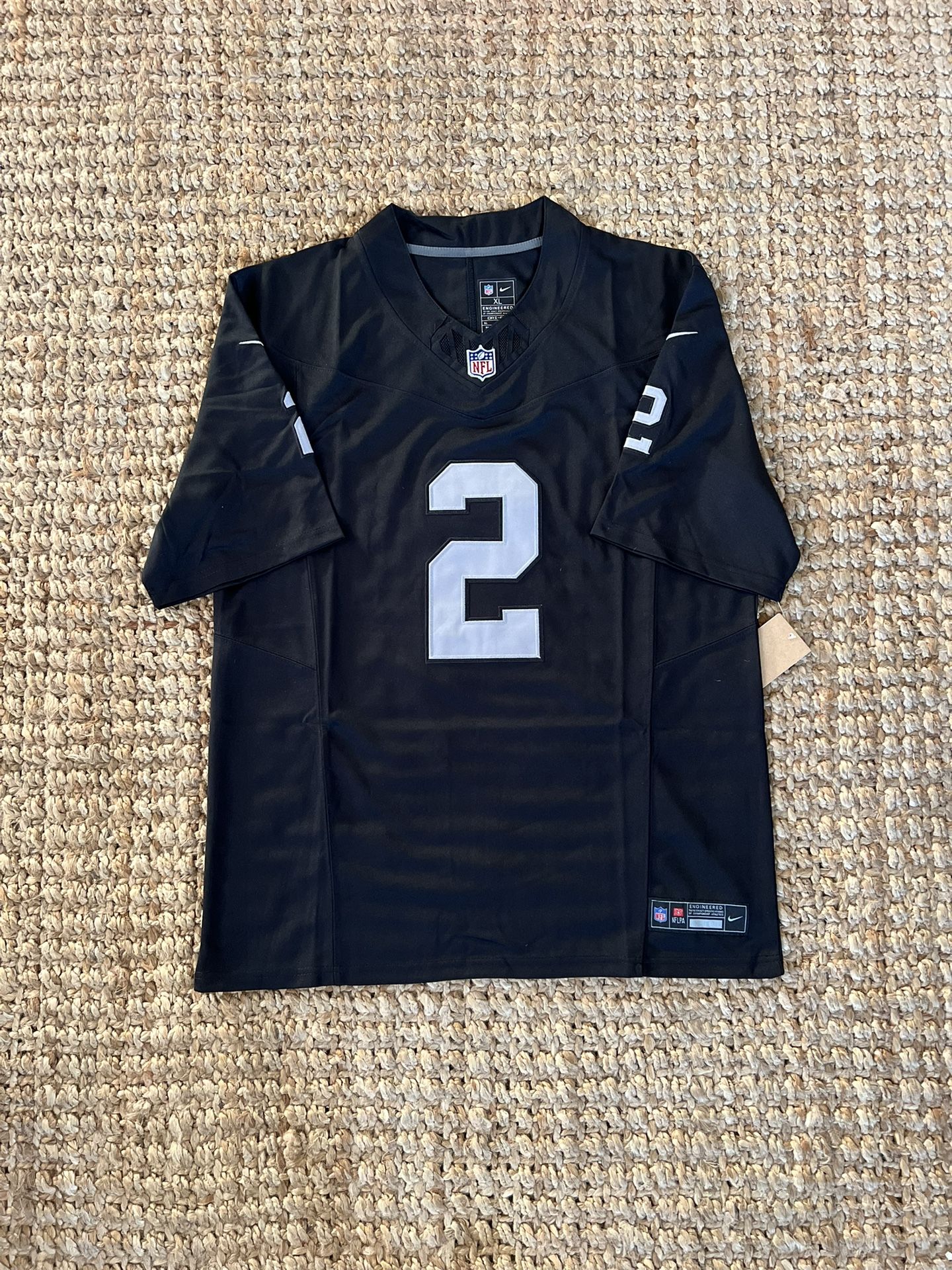 MENS ASHTON JEANTY LAS VEGAS RAIDERS JERSEY XL