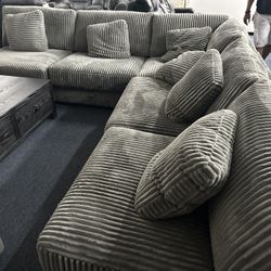 Custom Corduroy Sectionals 