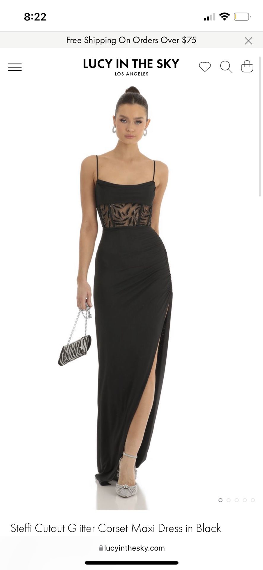 Black Maxi Corset Dress