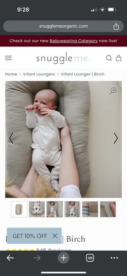 Snuggle Me Infant Lounger