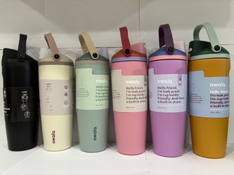 Brand New Owala FreeSip Sway Travel Tumbler Water Bottle with Straw,handle-32OZ