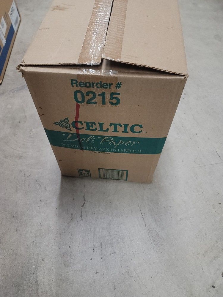Celtic Deli Paper Premium Dry-Wax Interfold Large 10 Boxes