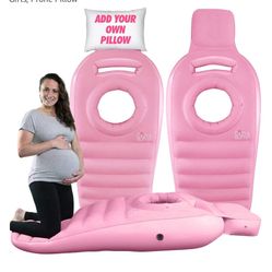 Inflatable pregnancy lounger