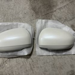 White Door Side Rearview Mirror Covers Cap For 2010-2015 Toyota Prius  GENUINE