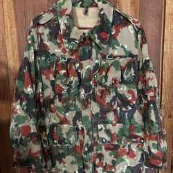 Men’s Authentic Vintage Swiss Army Jacket: Sz. Large