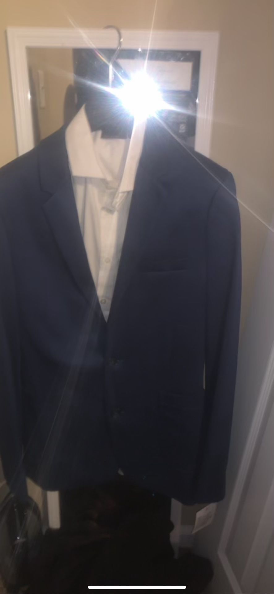 Navy Blue Men Suit (size 36/38)