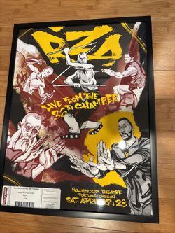RZA Live From the 36th Chamber Poster Hollywood Theatre Portland OR April 27 28