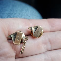 2, 10k Gold Vintage Pins 100 For Both