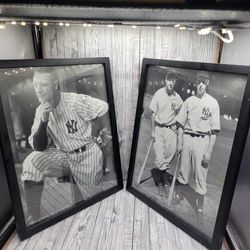 2 Framed New York Yankees Prints