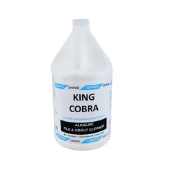 KING COBRA-ALKALINE, Heavy Duty Tile and Grout Cleaner 1 Gal