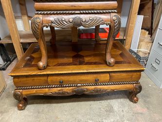 Coffee table with matching end table