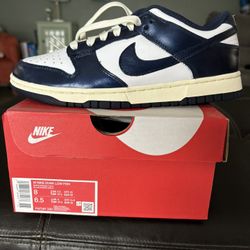Nike Dunk Vintage Navy 8W
