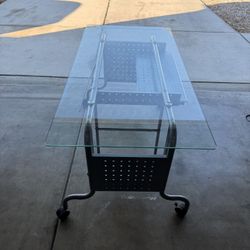 Glass Desk  