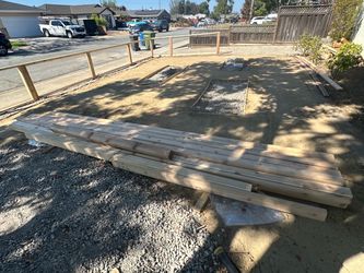 Cedar 2x4 planks