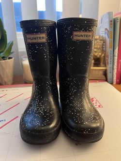 Hunter toddler rain boots size 8