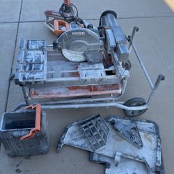 Ridged Tile Saw 