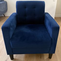 Wayfair blue living room chair 2 set