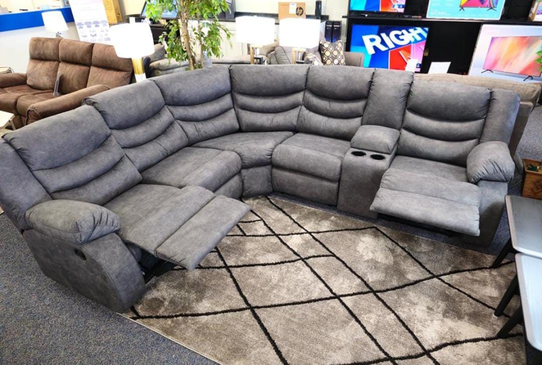 Partymate Reclining Sectional Sofa Couch 