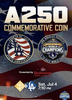 DODGER’S 4th OF JULY CHALLENGE COIN
