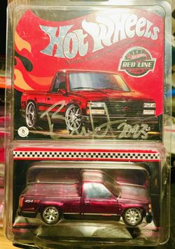 Hot Wheels RLC 1990 Chevy 454 SS Truck Signed Diecast Car