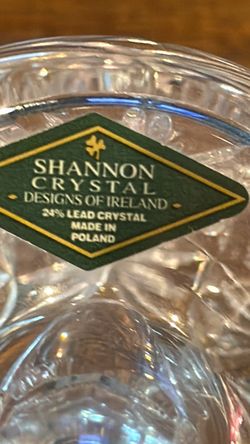 Shannon Crystal Designs of Ireland Lead Crystal Glass