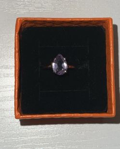 Amethyst Crystal Ring 