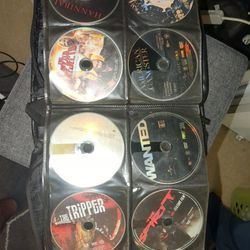 lot of DVDs