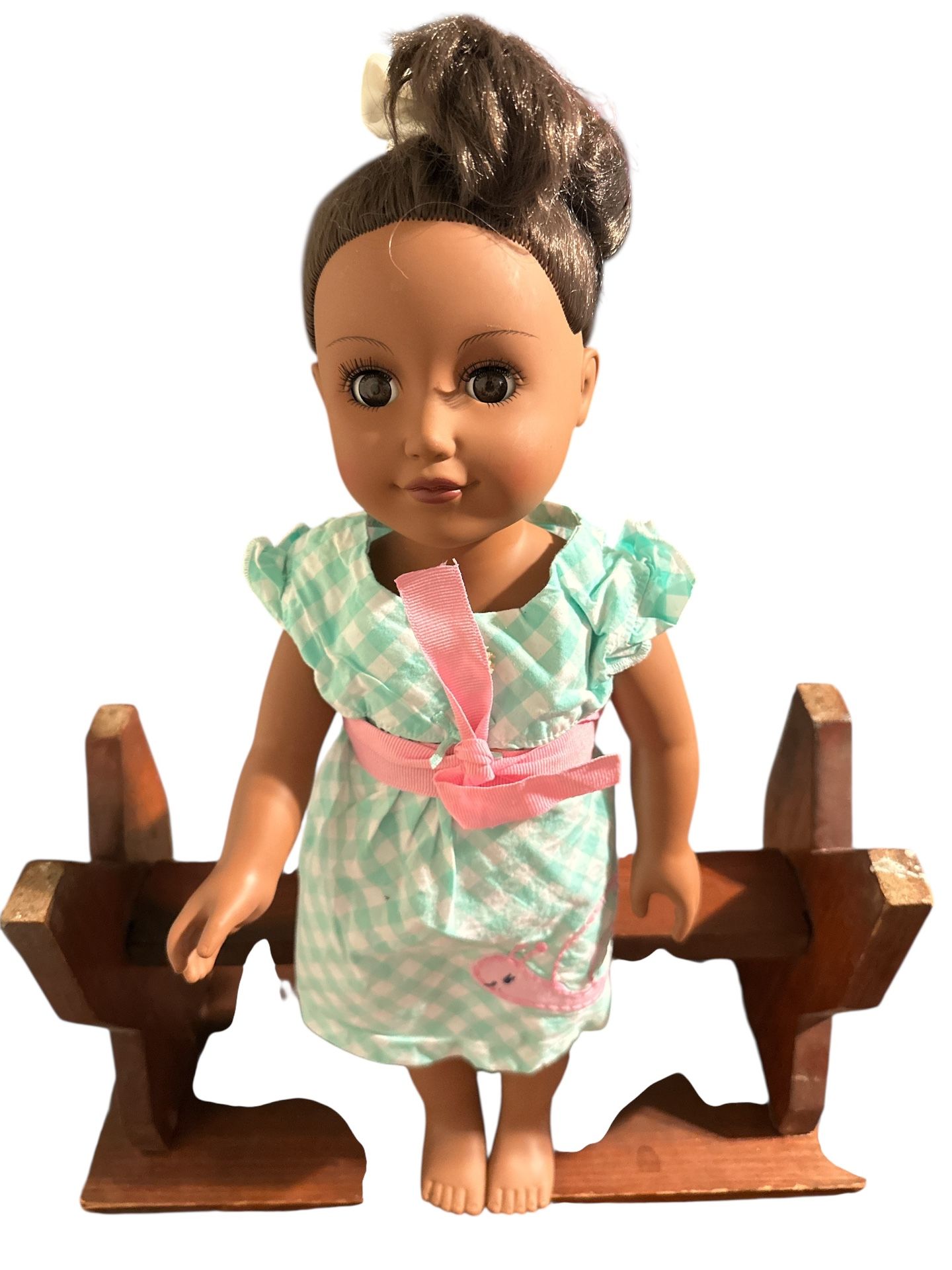 Cititoy My Life Baby Doll 2013 GS 125 Brown Hair Brown Eyes 17” no original box T-412