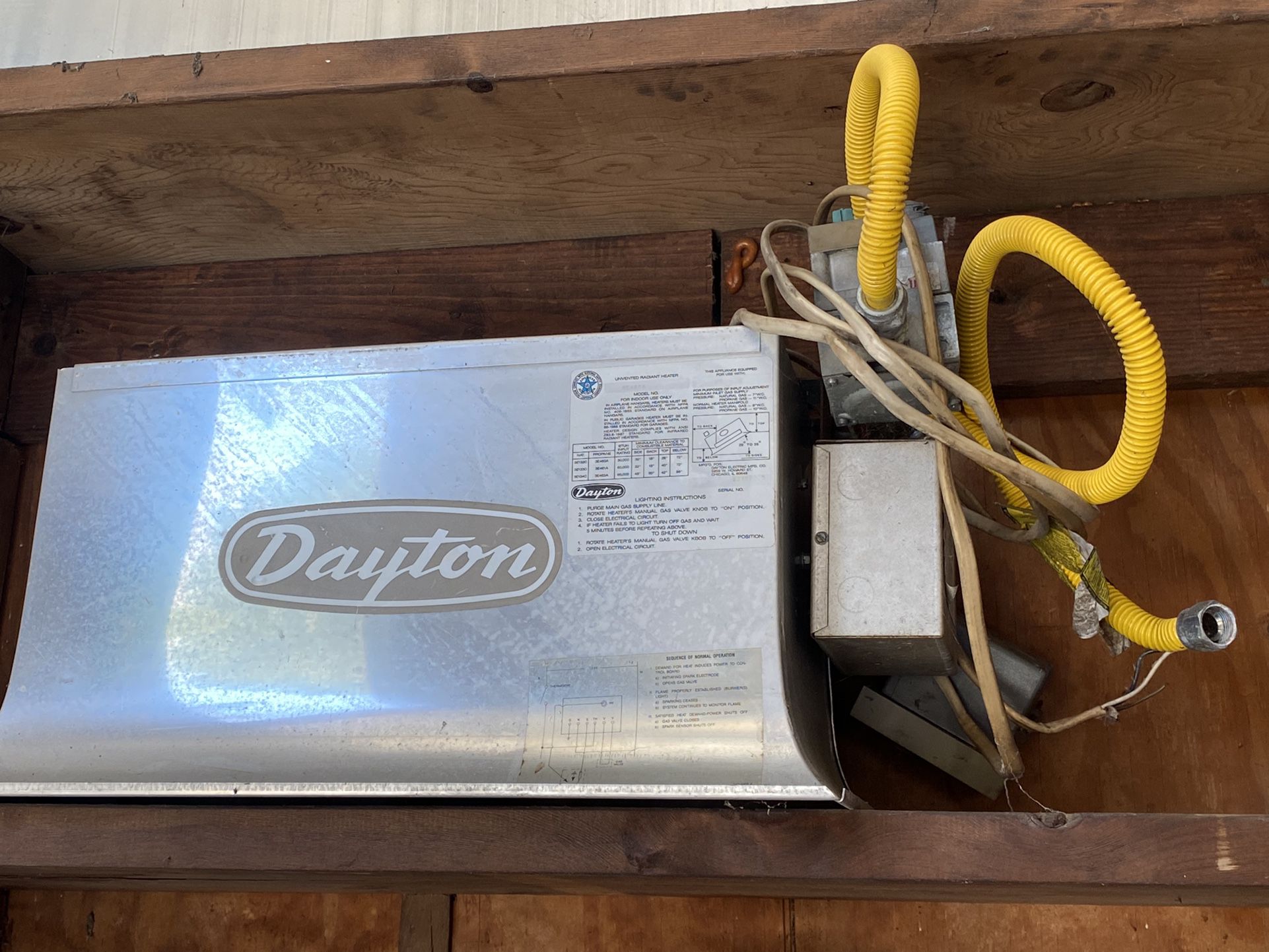Dayton Propane Shop Heater