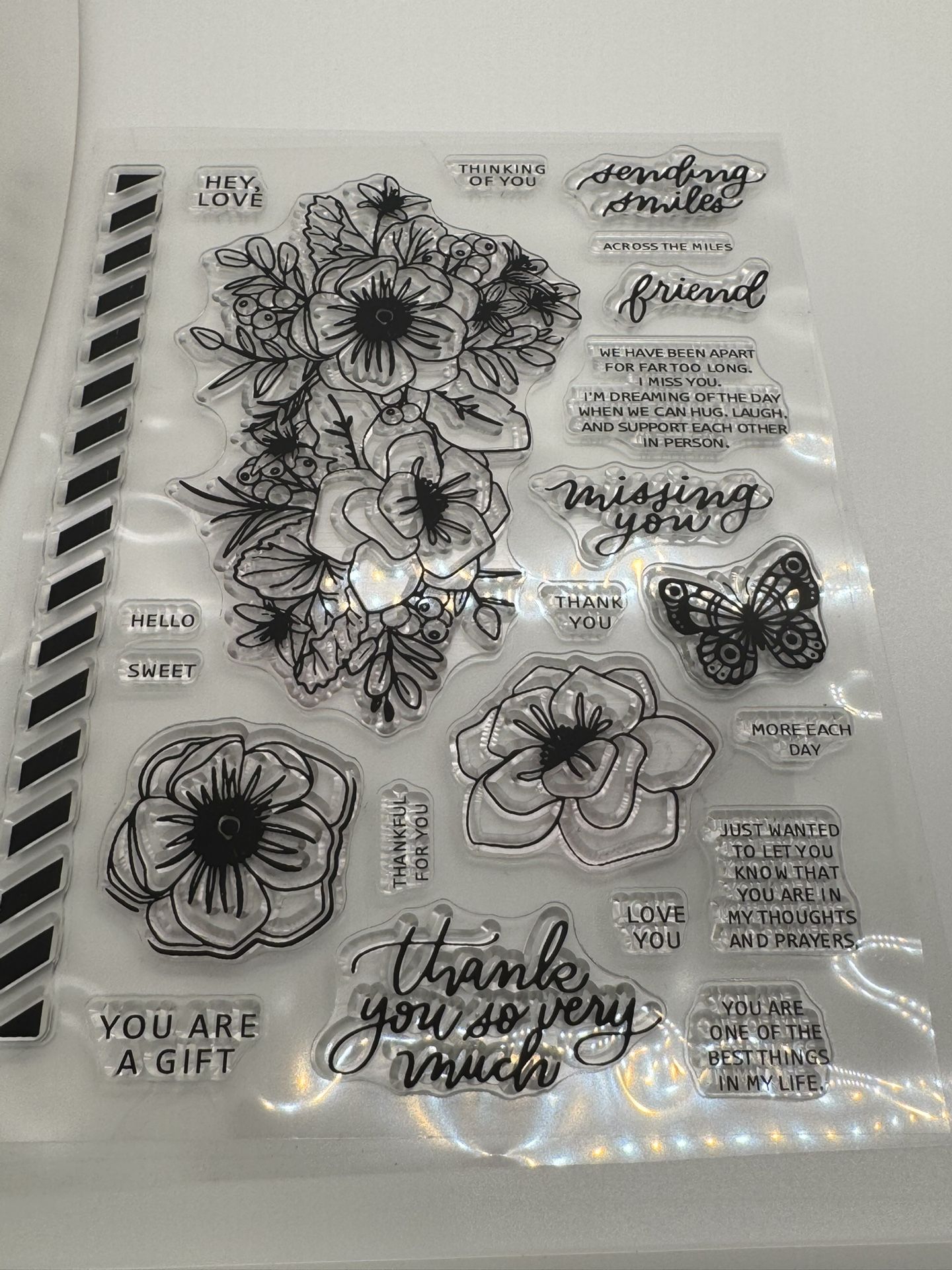 Sending Smiles Floral Stamp And Die Set
