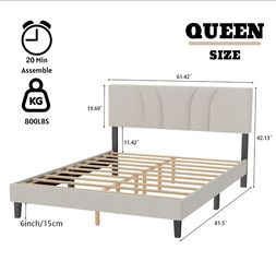 Queen bed frame