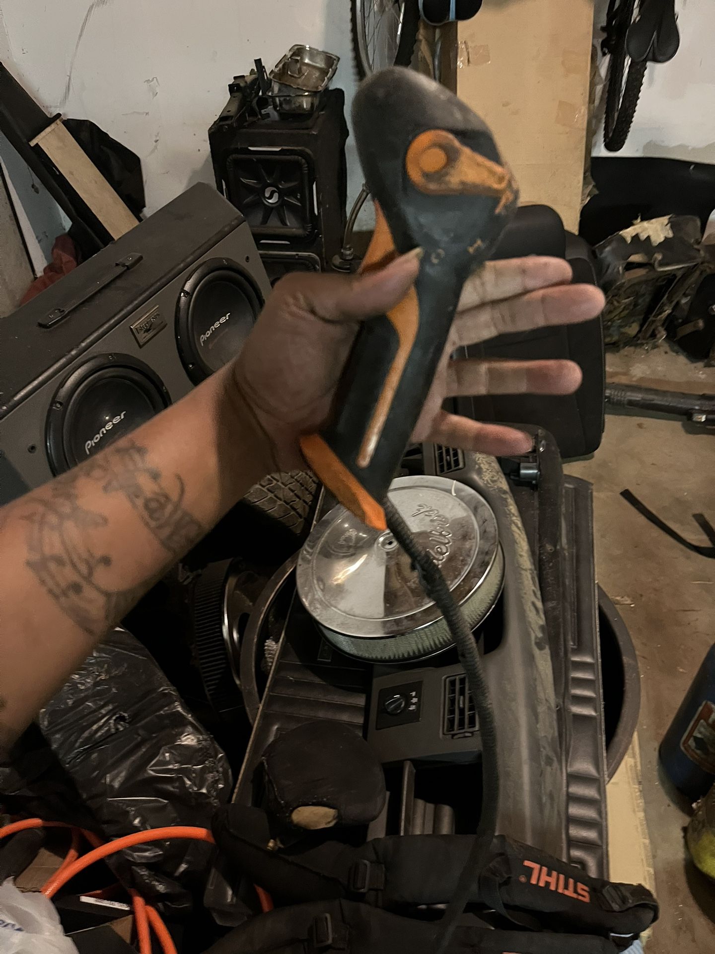 stihl backpack Blower Throttle Control