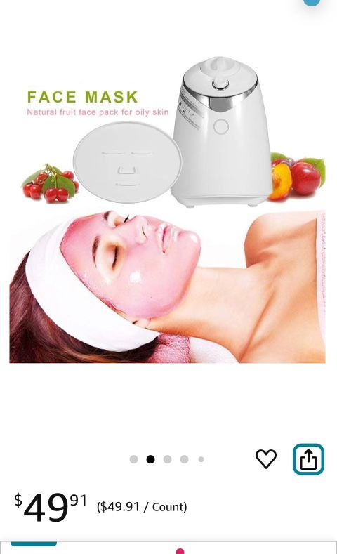 Face Mask Machine, Intelligent DIY Facial Mask Maker for Collagen Fruit Vegetable Automatic Face Cream Making for SPA Face Mask Skin Care