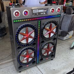 Speaker With Bluetooth, USB, And Radio