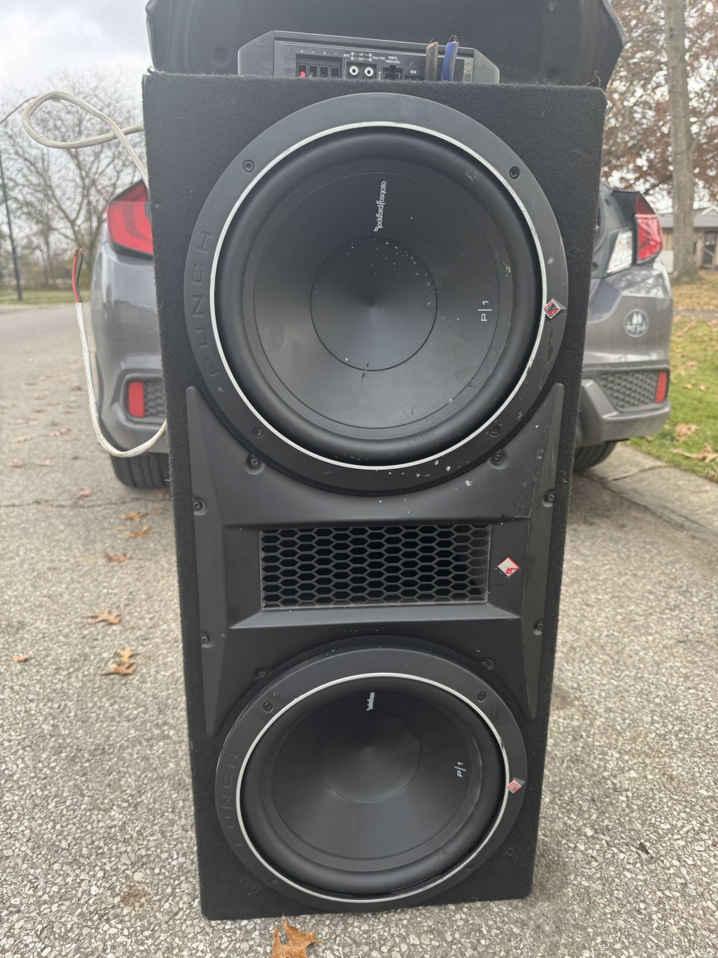 Rockford Subs With Rockford 300w Amp and Sony Radio
