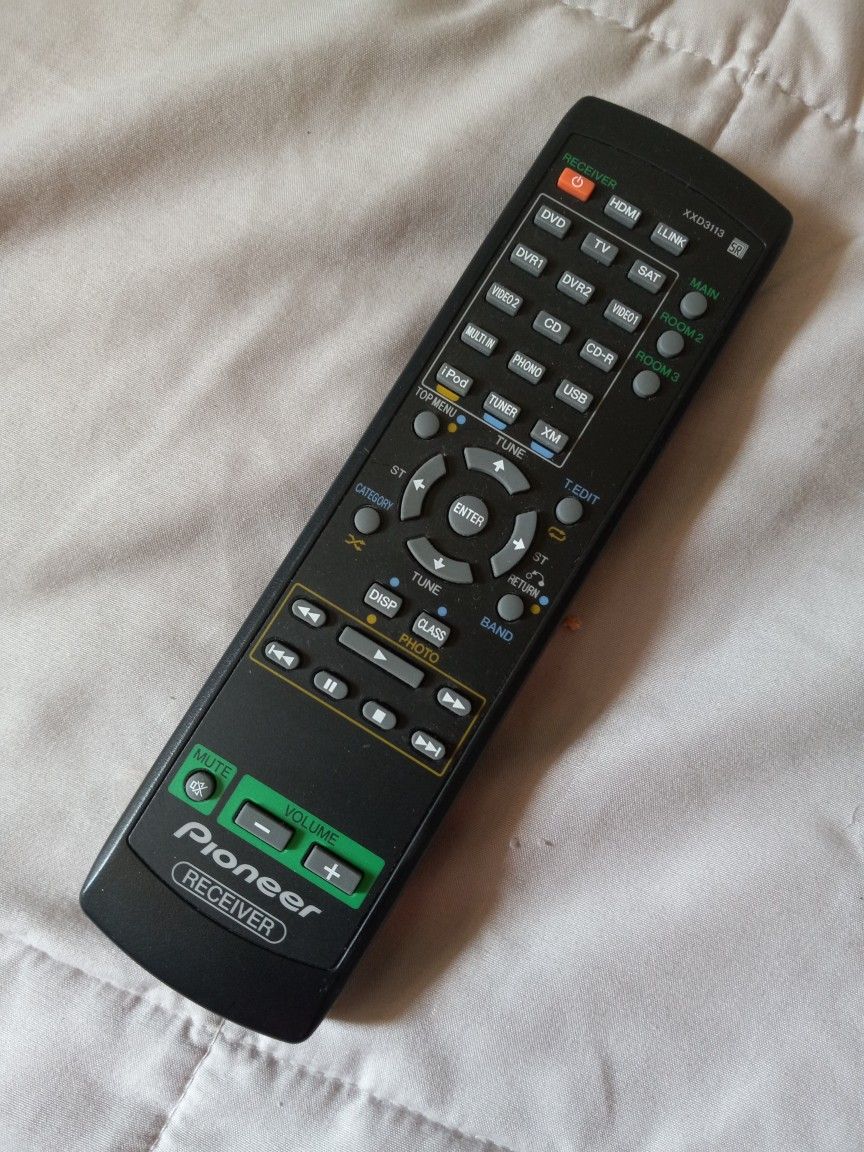 GENUINE PIONEER XXD3113 HOME THEATER RECEIVER REMOTE - VSX-84TXSi VSX-82TXS