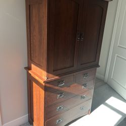 Wood Armoire
