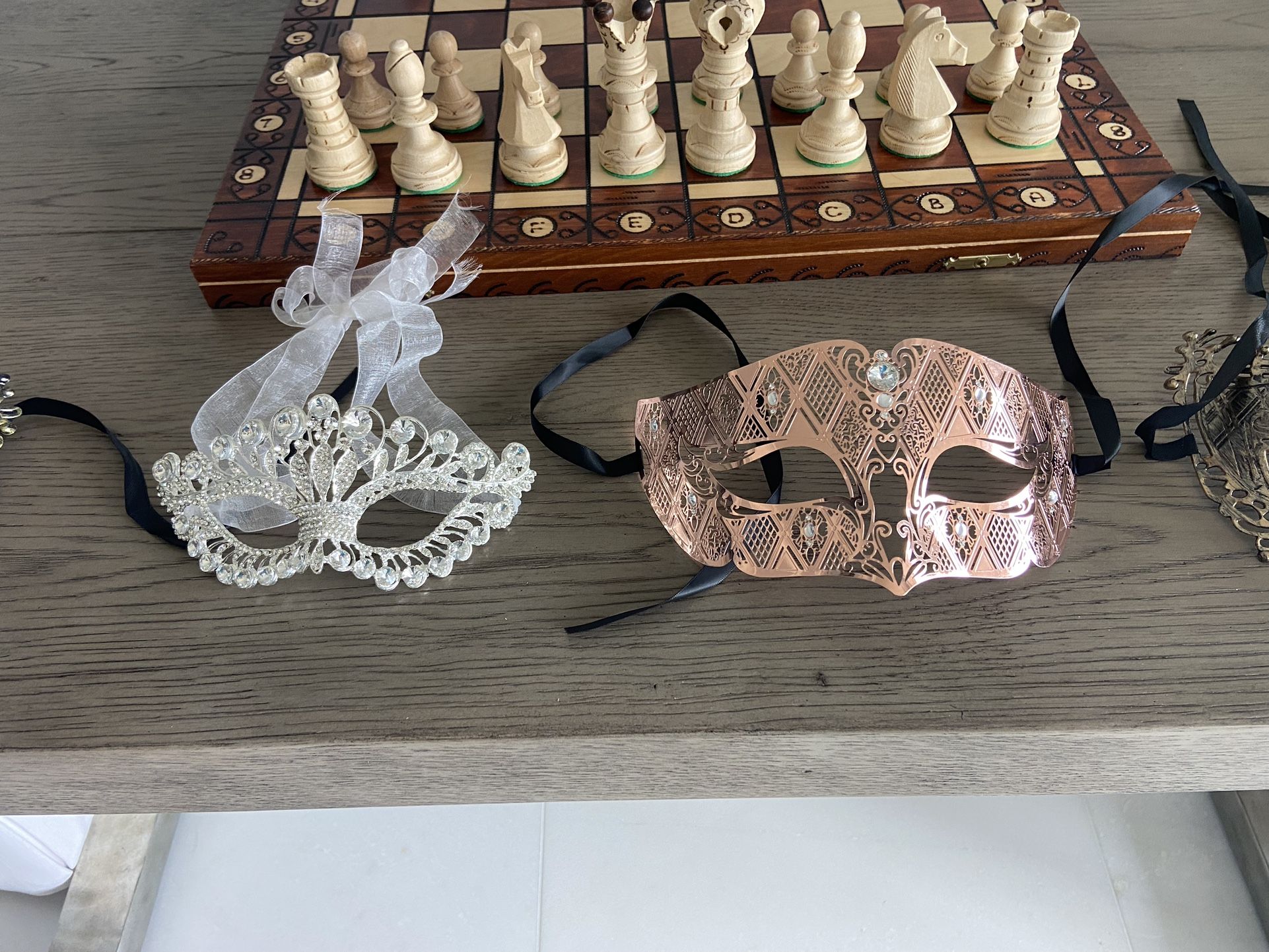 Masquerade Masks Six Total