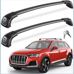 FengYu 330lbs Roof Rack Cross Bars Compatible with Audi Q7 2016-2026 (with Side Rails)