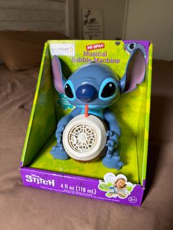 Stitch Musical Bubble Machine NEW