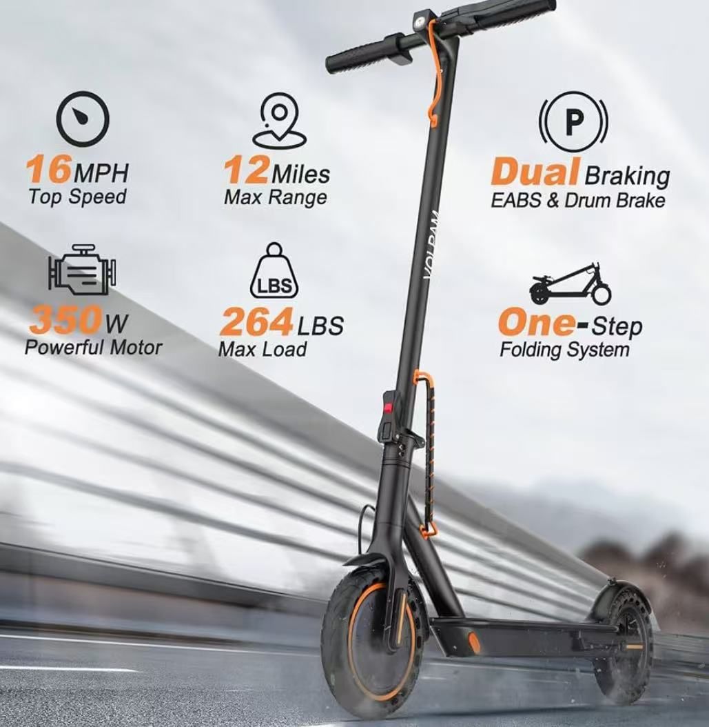 New Electric Scooter, 350W/500W, 8.5"/10" Tires
