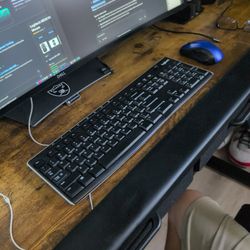 Logitech Wireless Keyboard (K270) & Mouse (M510) Combo + Receiver