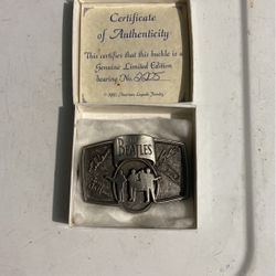 1992 Beatles belt buckle