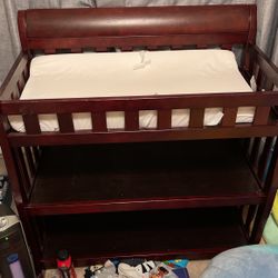 Wooden Changing Table 