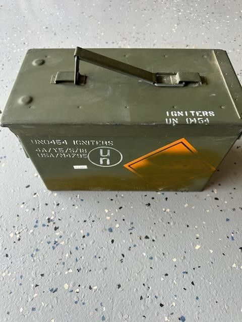 Military Ammo Metal Storage