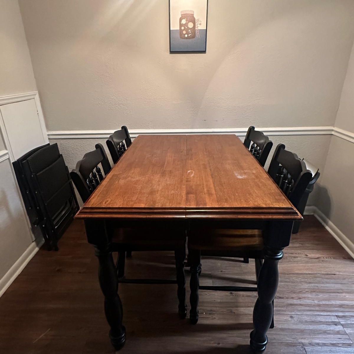 Dining Table With 4 Chairs, Counter Height